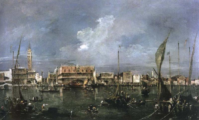 Francesco Guardi venice acrooss the basin of san marco